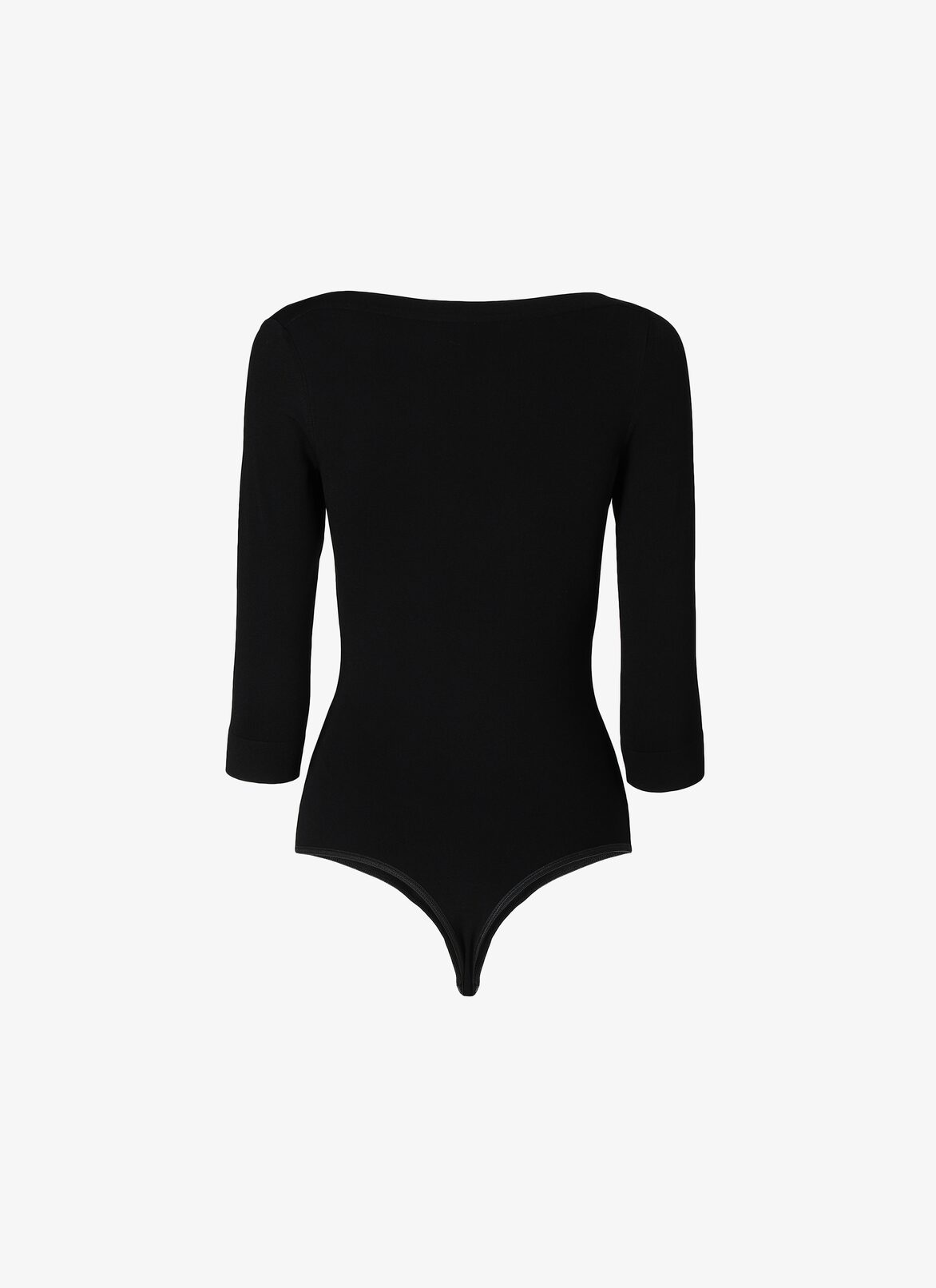 Long-Sleeved Bodysuit ALAÏA BLACK LONG-SLEEVED BODYSUIT